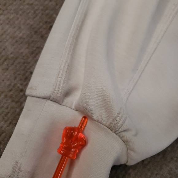 Lululemon‎ Softstreme Sweatshirt Womens Medium Beige Oversized Cropped Crew Neck - Picture 6 of 16